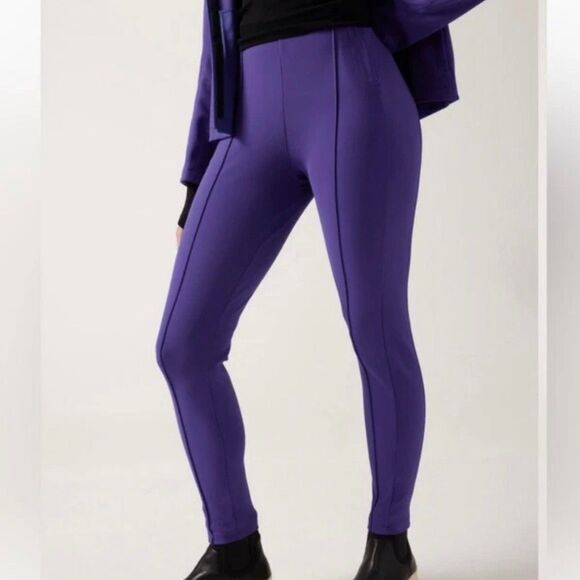 NWOT Athleta Sz 6P Glacier Snow Skinny Pant II Purple Ski Pants Water Repellent - Picture 5 of 12